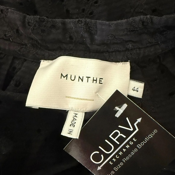Munthe Black Thaya Mini Dress - Size 14 (44) - Picture 6 of 7
